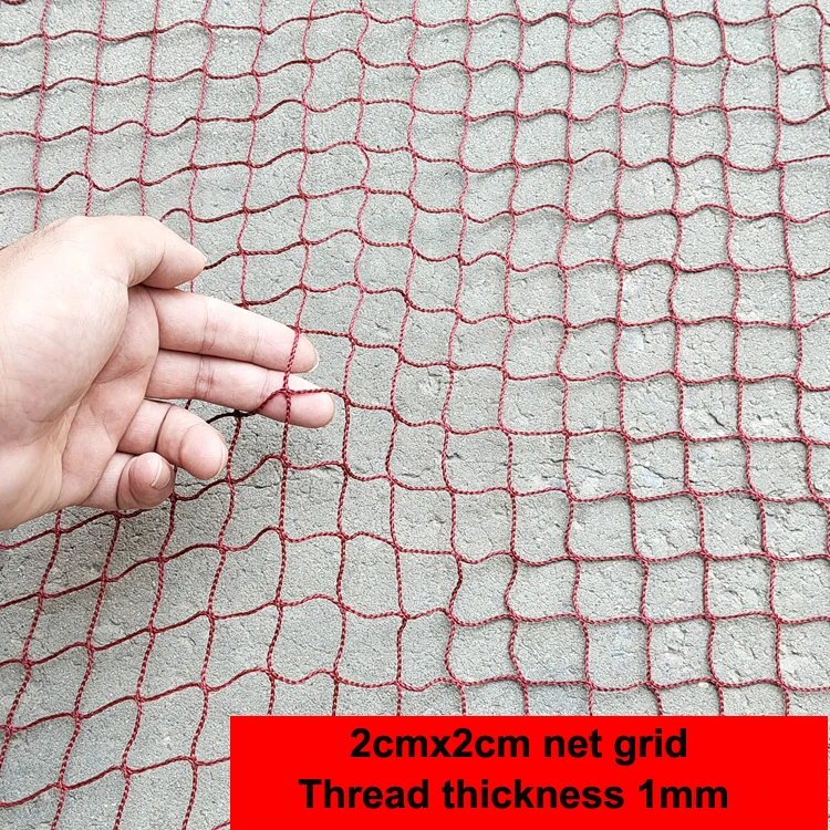 Red Nylon Netting-Nylon Mesh for Anti Bird Netting,Fruits and Vegetables Protective Mesh,Garden Net Chicken Net,Table Tennis Net