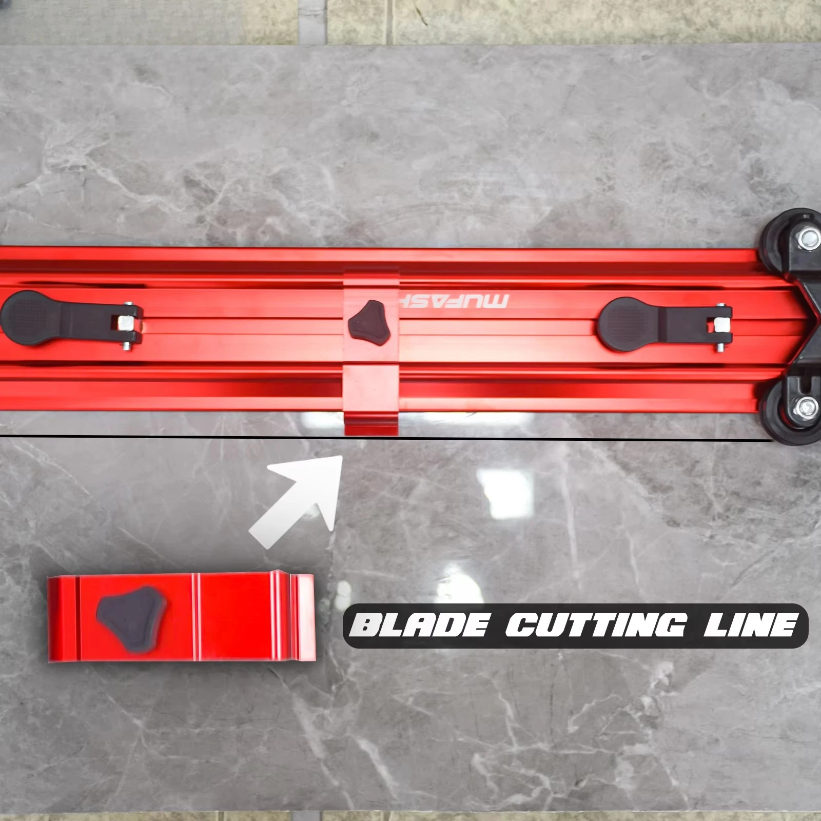 ML2000 Portable high-precision three-cutting blade Ultra-thin system Flat tile cutter Manual tile cutter up to 1800mm