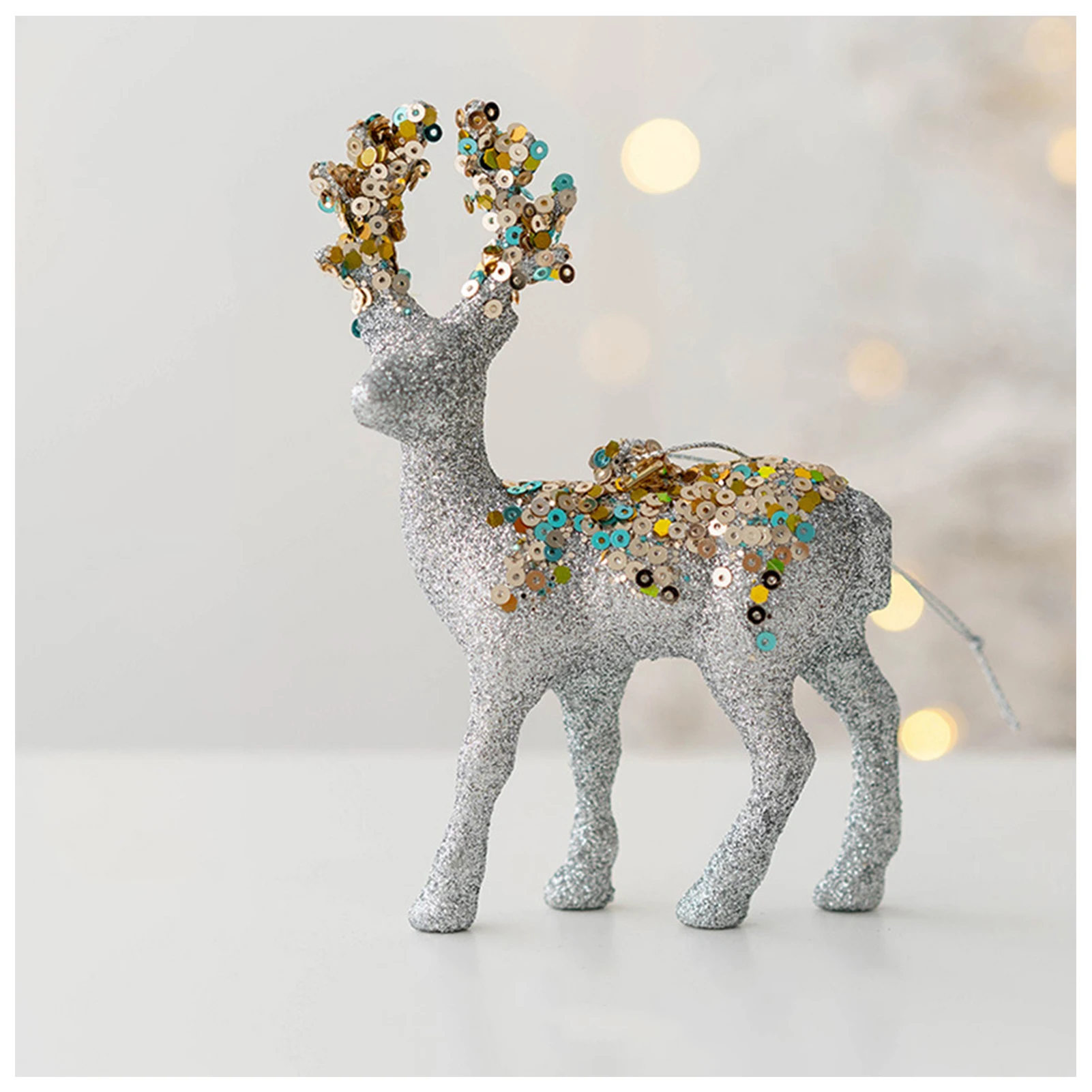 Christmas Tree Elk Pendant Decoration Soft Comfortable Touch Feeling Pendant for Home Party Decoration