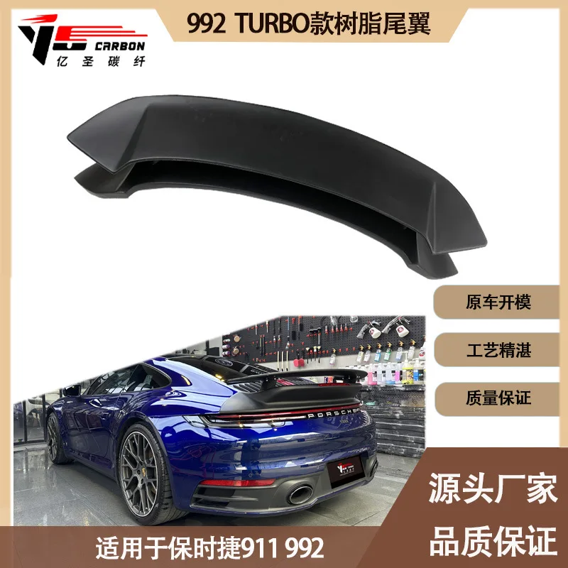 

Подходит для Porsche 911 992 Carrera TURBO для Honda 2019-IN, хвост из смолы, фиксированное ветровое крыло
