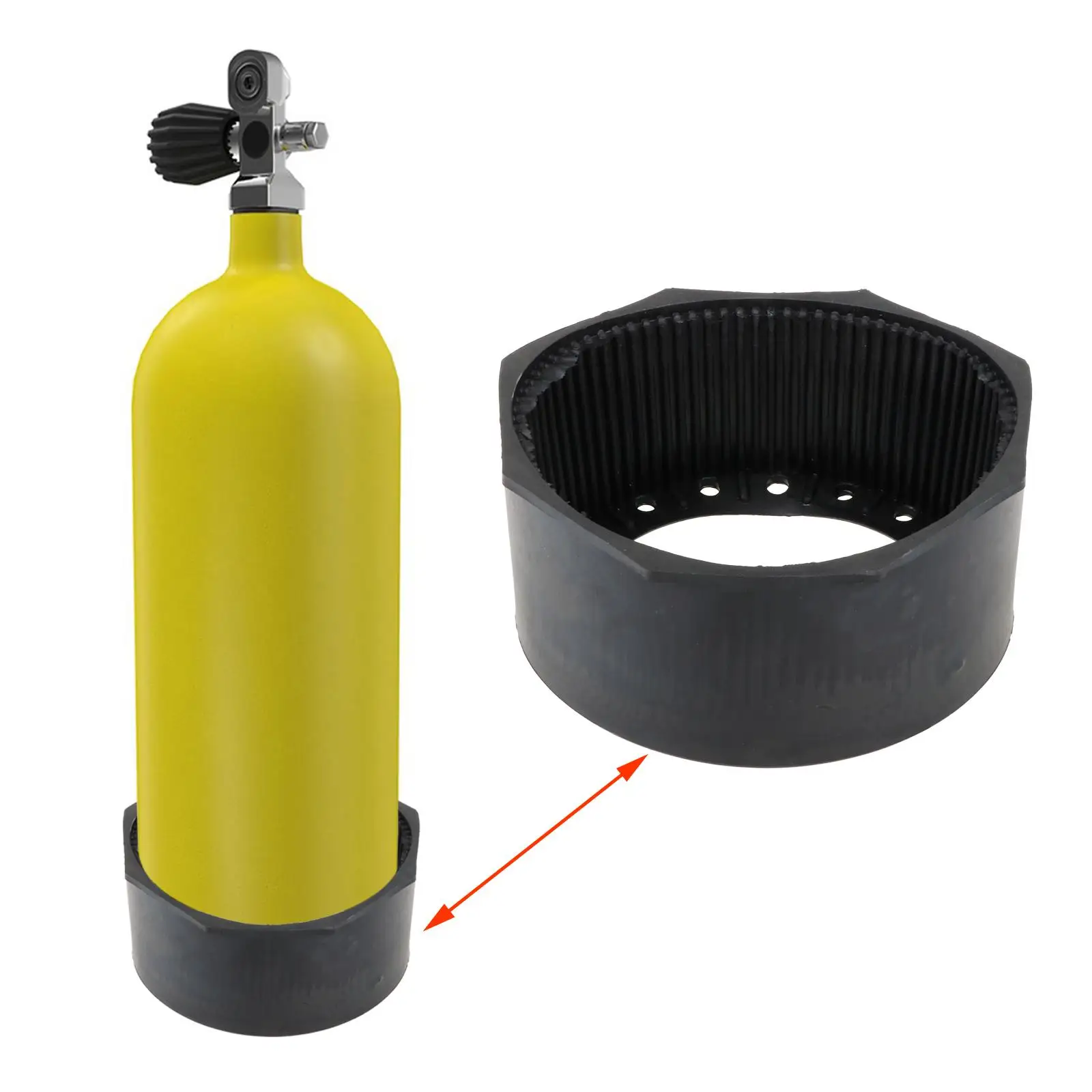 Scuba Tank Boot robusto Diver accessori per immersioni cilindro canotta per immersioni in acqua fredda Snorkeling subacqueo sport acquatici