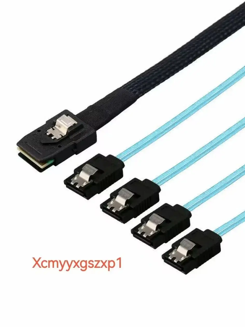 Mini SAS SFF-8087 36Pin to 4 SATA 7PIN HD Splitter Breakout Cable Connector 1M