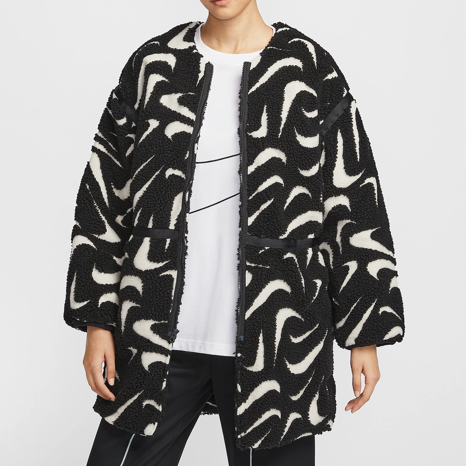 

Nike genuine Sportswear Women's Fashionable Warm Loose Jacket FV8026-010