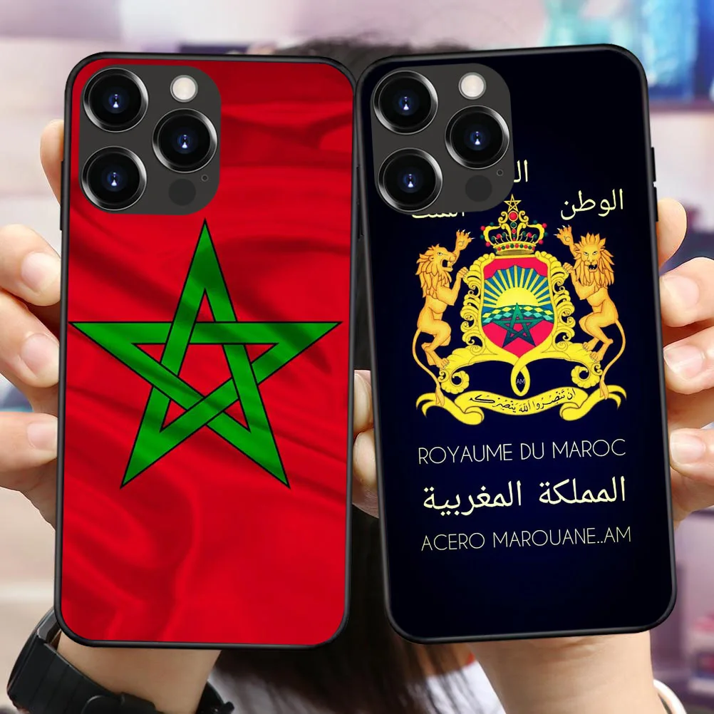 IT-78 Morocco Flag Passport Soft Case for Xiaomi Redmi Note 9T 9 9S 10 10s S2 11 9C Power Pro Max Poco X3 NFC