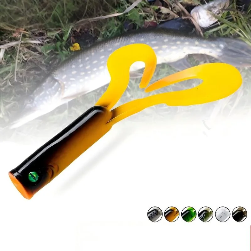 Dual Size Pack Multi Color Available Double Tail Grub Lure Jig Trailer Compatible for Heavy Cover Fishing Angling