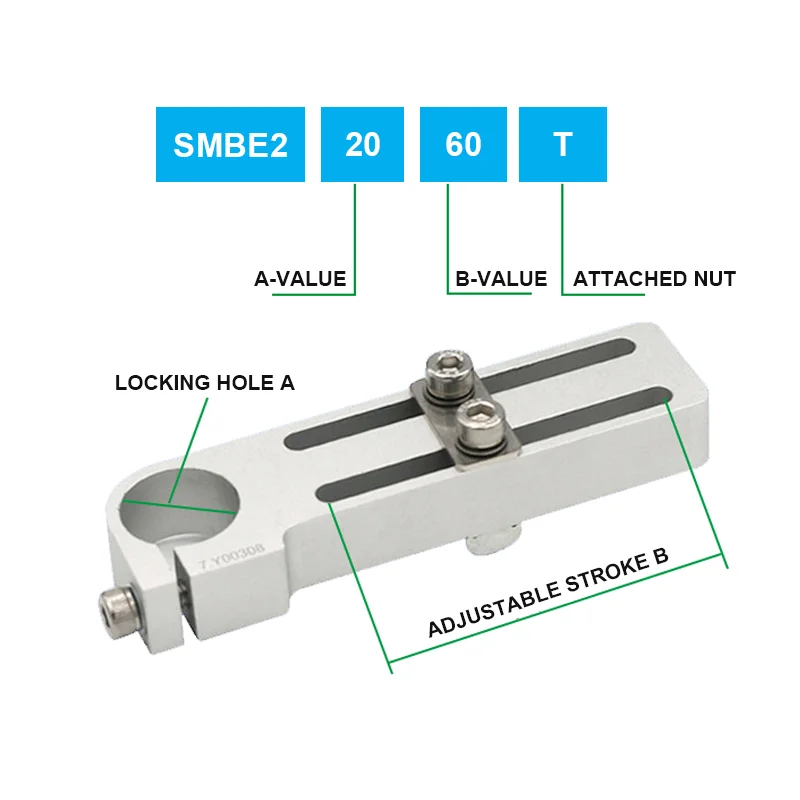 Heavy-duty Sliding Bracket for EOAT Robotic Arm Aluminum Profile Pneumatic Clamps Clamping Fixture Connection and Fixing