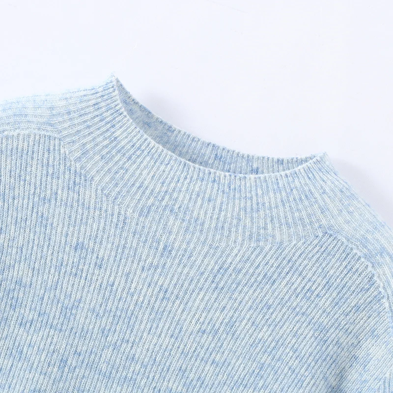 女性の 100% カシミヤ セーター 秋/冬 カジュアル カラー ヤーン パーカー スリミング ハイネック ジャンパー トップ ファーストライン すぐに着用可能