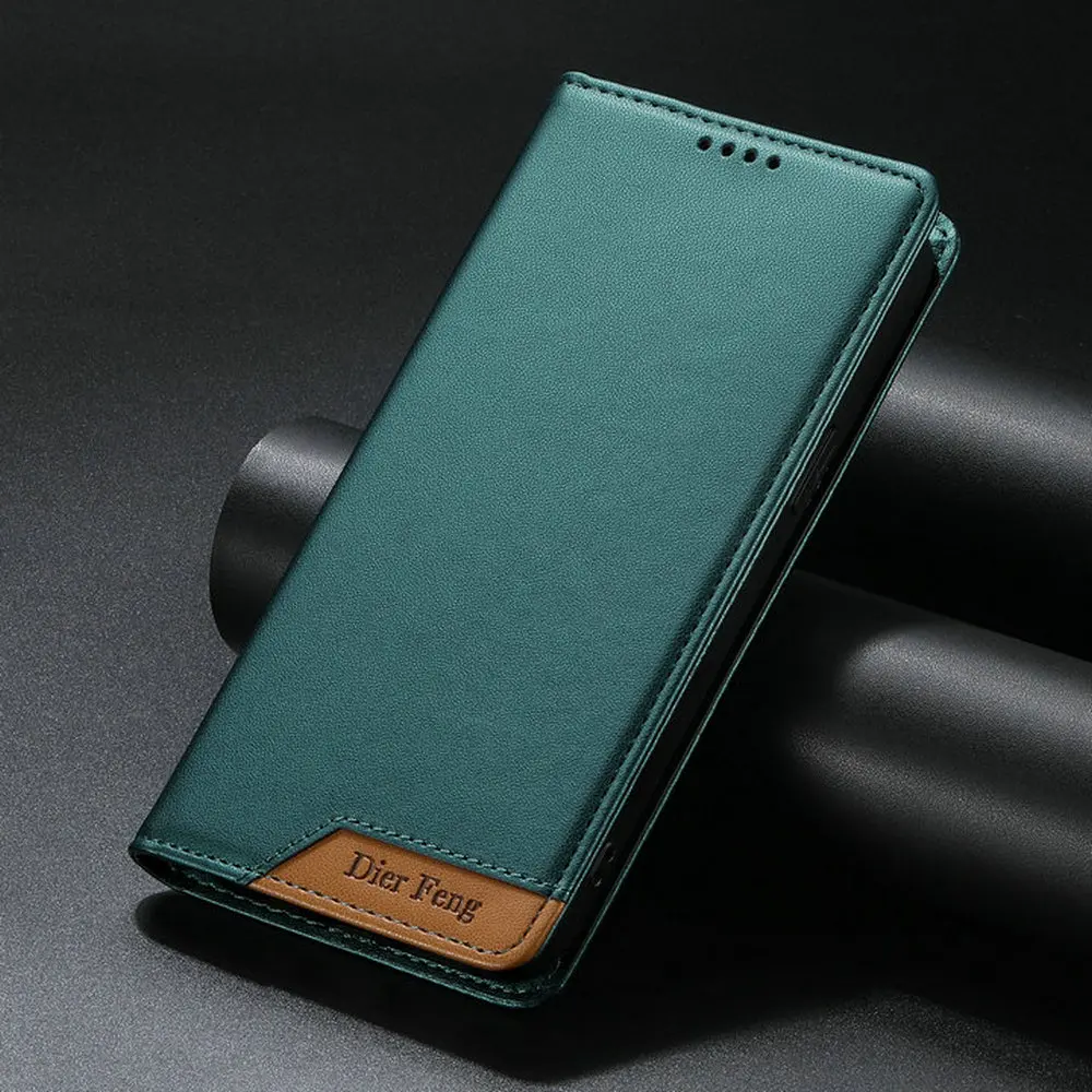RFID Leather Wallet Magnet Case For Samsung Galaxy S24 S23 S22 S21 S20 Ultra 5G Case S24 FE S10E S10 S9 S 23 22 21 20 Plus Funda