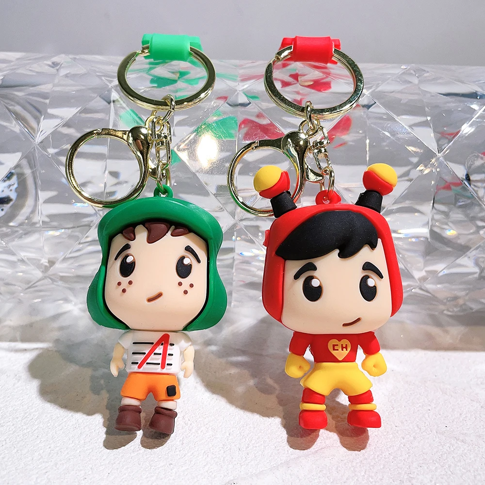 Neue Anime El Chavo Del Ocho Schlüsselbund Cartoon Junge Mädchen Puppe Anhänger Schlüssel Ketten