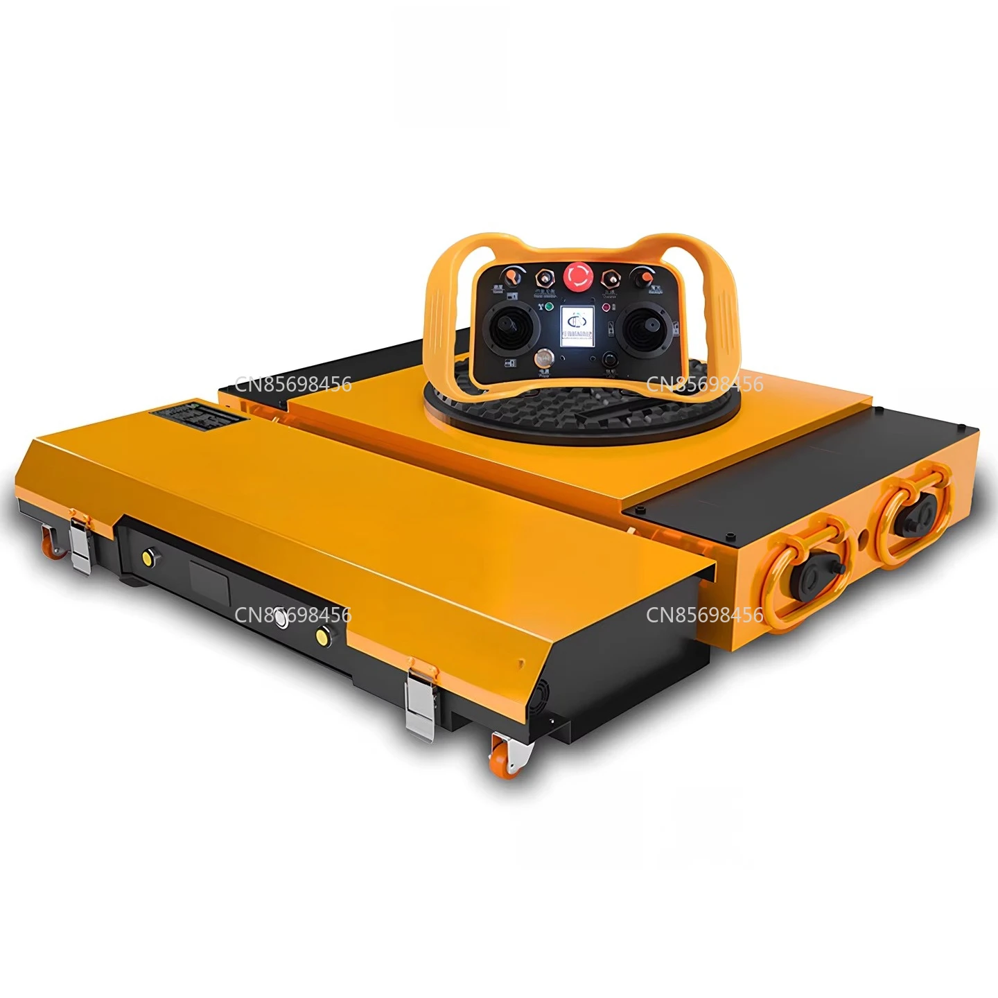 

Тяжелый автомобиль с электрическим резервуаром, инструмент для обработки тяжелой тяги, универсальное колесо, пульт дистанционного управления, небольшой бак, круглый прицеп