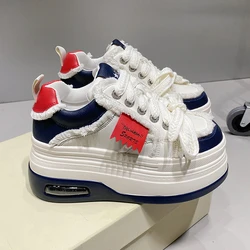 Fashion Autumn Walking Sneakers High Platform Shoes Spring Thick Sole Casual Breathable Women Shoes Chunky Sports Sneakers