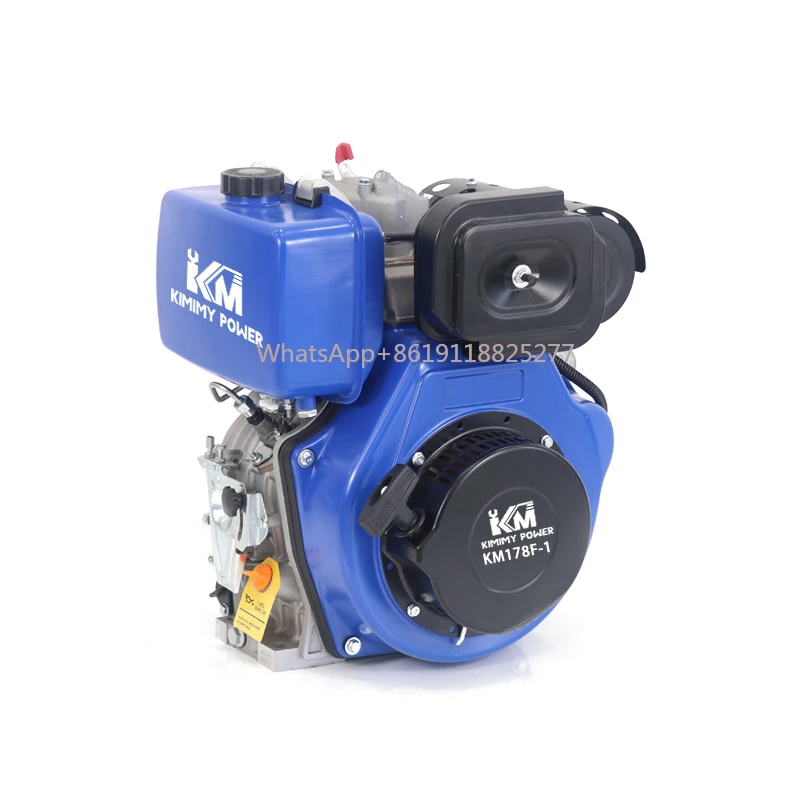 CHONGQING Factory wholesale KM178F-1 High Quality  Single Cylinder 4 Stroke Air-cooled  Diesel Engine