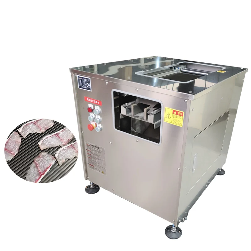 

Automatic Oblique Fish Slicing Machine Commercial Multi-Function Fish Slicing Machine For Grass Carp Black Carp