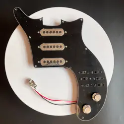 Loarded Prewired SSS Pickguard Harness Chrome Burns Tri-Sonic Pickups Multifunction Switch For Brian May Series Guitar