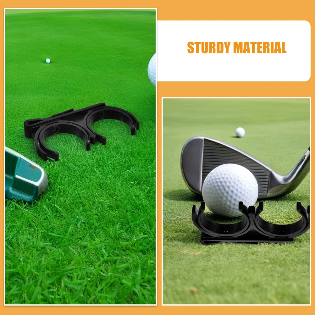 5 قطعة حامل للتدوير طوي المزدوج المشبك خفيفة الوزن قوي قبضة آمنة للاستخدام في الهواء الطلق حزام خصر حامل الكرة مقاطع المحمولة #6