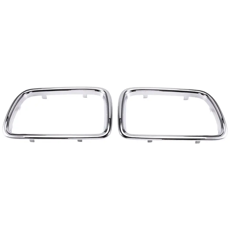 A20K-Fit For BMW 5-Series E34 1994-1995 Front Grille Trim Moulding Parts- Chrome Finish 51138148725& 51138148726 Fitments - view 2