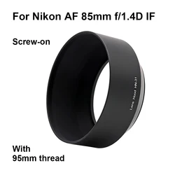 HN-31 for Nikon AF 85mm f/1.4D IF Lens 77mm Metal Screw-on Lens Hood Shade Replacement for Original HN-31