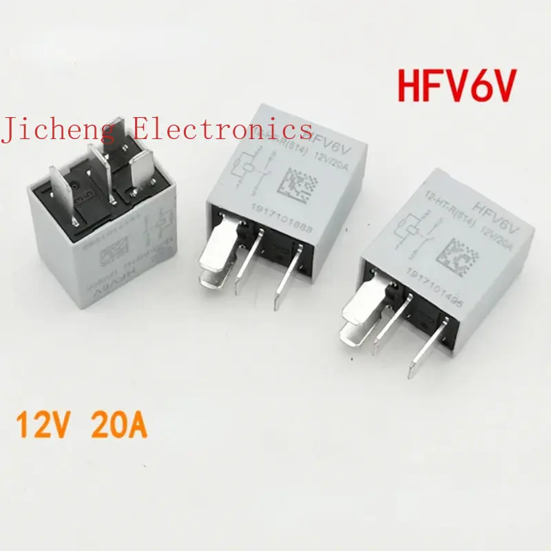 

New And Original HFV6V 12-HT-R (614) 12V 4-pin 20A CS75 Vulnerable Fog Lamp Relay