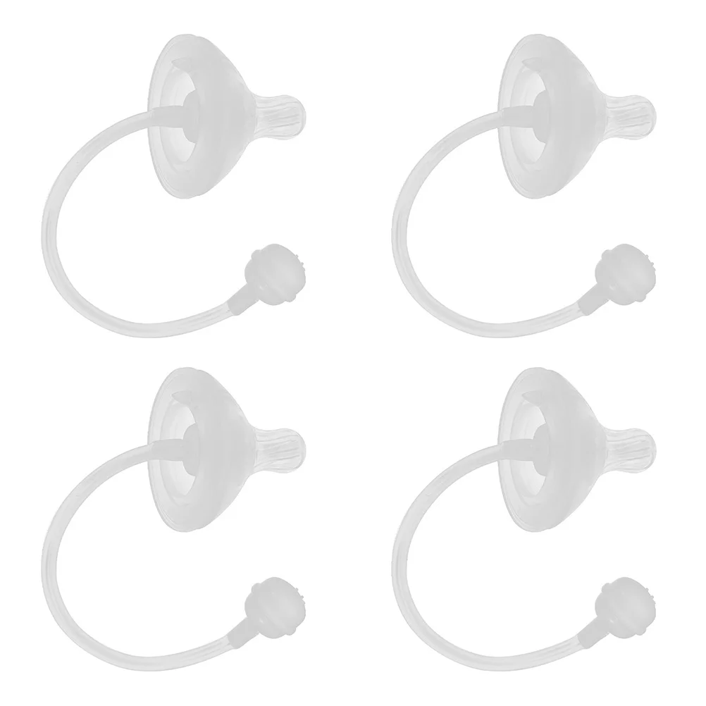 

4 Pcs Nipples Spill proof Weighted Tops Wide mouth Bottles Weighted Straws Nipples Silicone Lightweight Practical