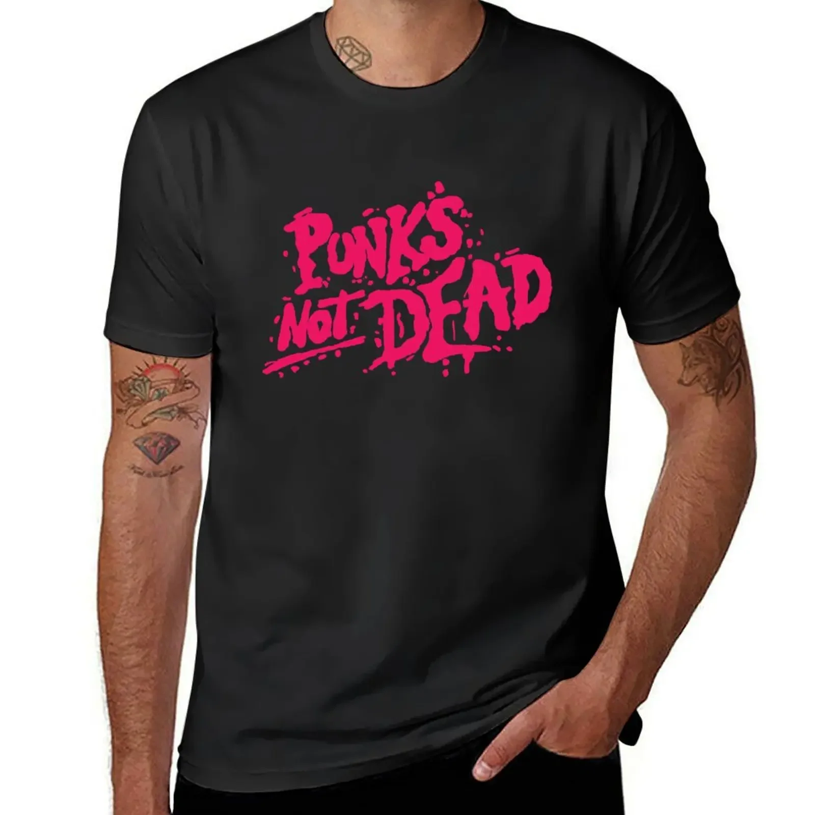 

Punk's Not Dead T-Shirt shirts graphic tee aesthetic clothes new edition funny costumes mens shirts graphic tee