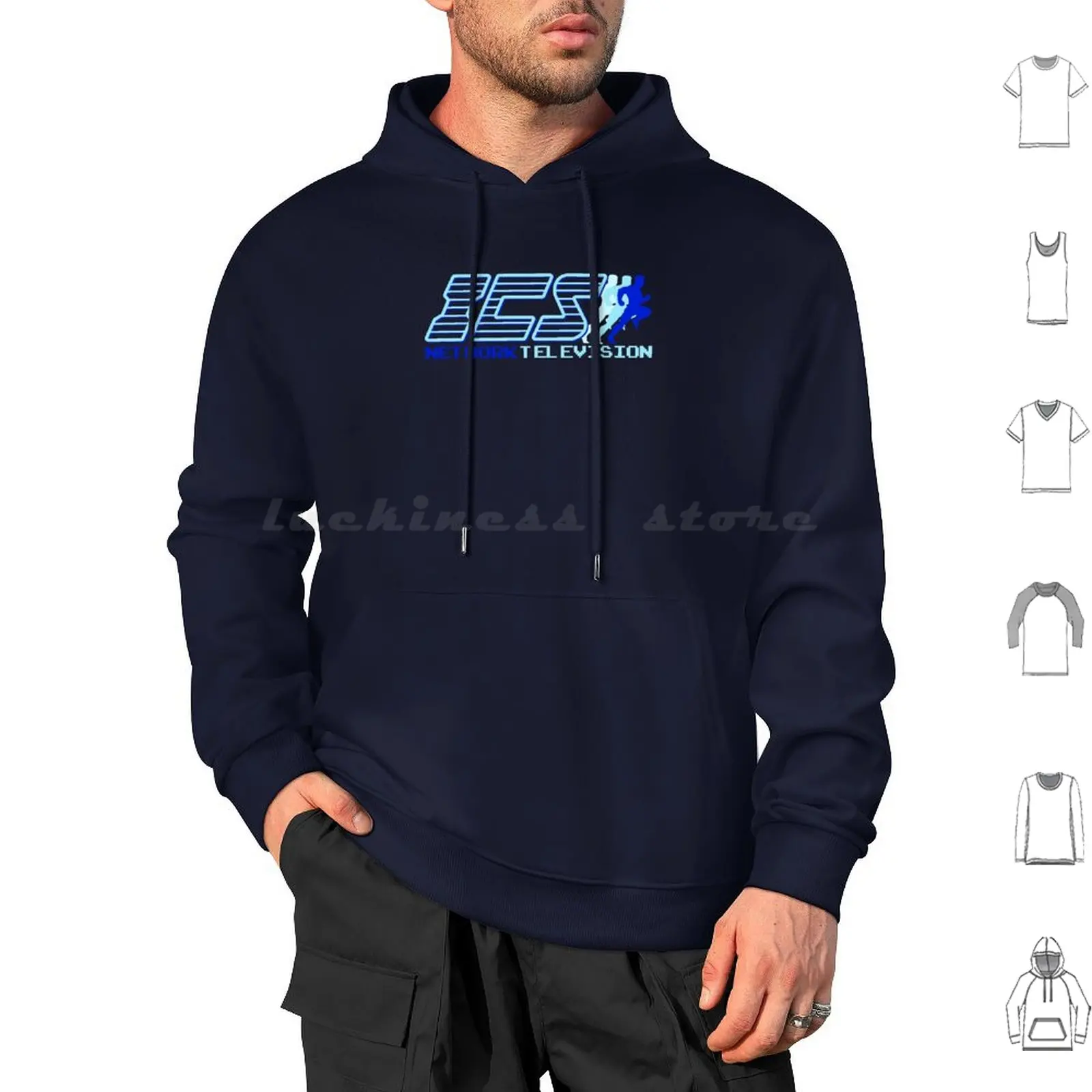 Moletom ICS de algodão com manga comprida The Running Man ICS Movie Jesse Ventura Arnold Schwarzenegger Captain Workout Fitness