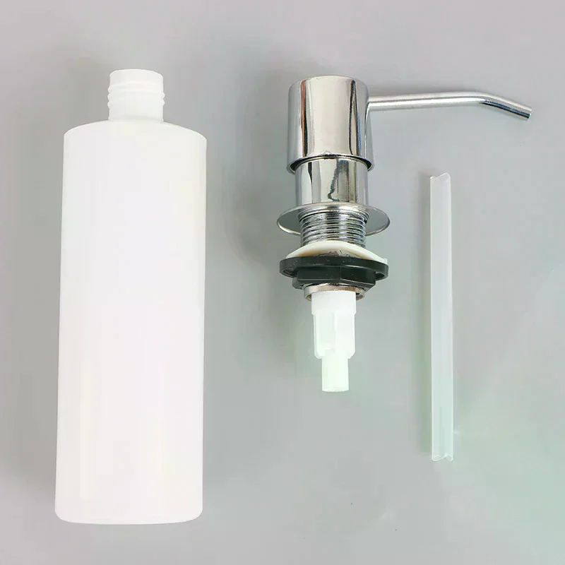 1PC 300ml Kitchen Sink Soap Dispenser Pump Head Liquid Bottle Organizer Convenience