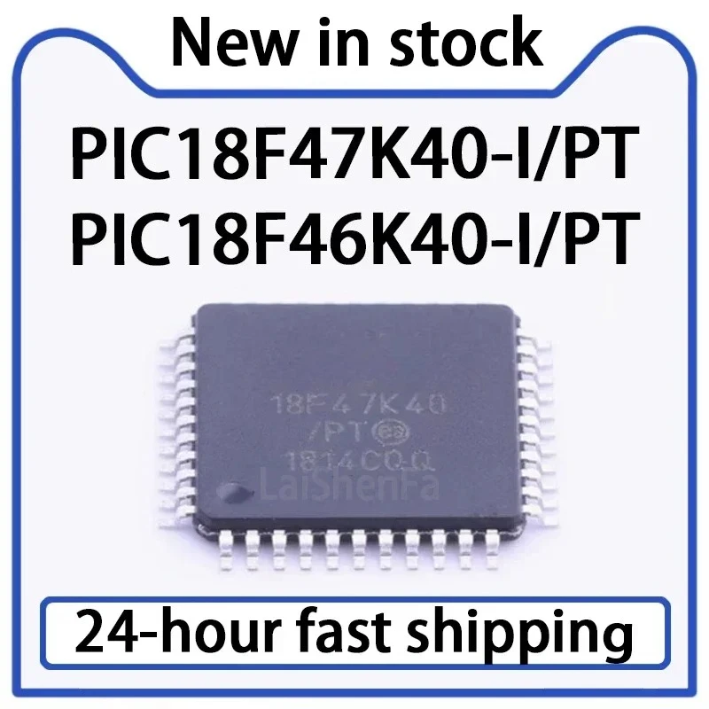 1PCS PIC18F47K40-I/PT PIC18F46K40-I/PT SMT TQFP44 Microcontroller Stock