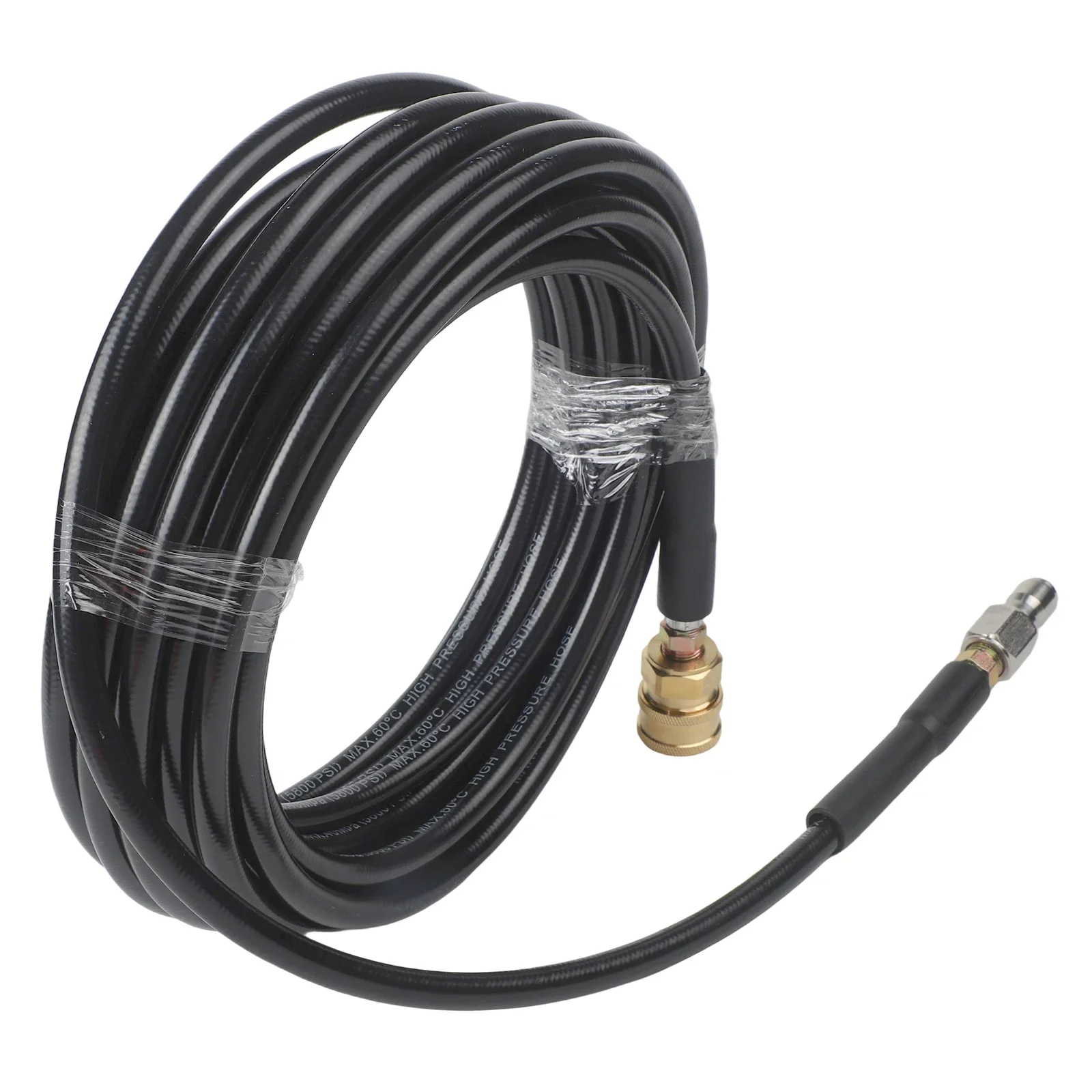 

Robustly Designed Stainless Steel Connector on a Dependable 50FT Long Pressure Washer Hose For Efficient Usage Every Time