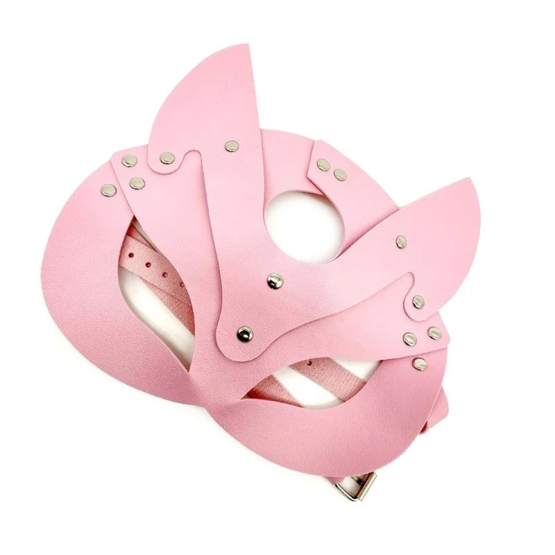 5asd Breathable Adjustable Catwomen Party Mask PU Leather Costume Accessory Masquerades Mask For Roleplay Cosplay