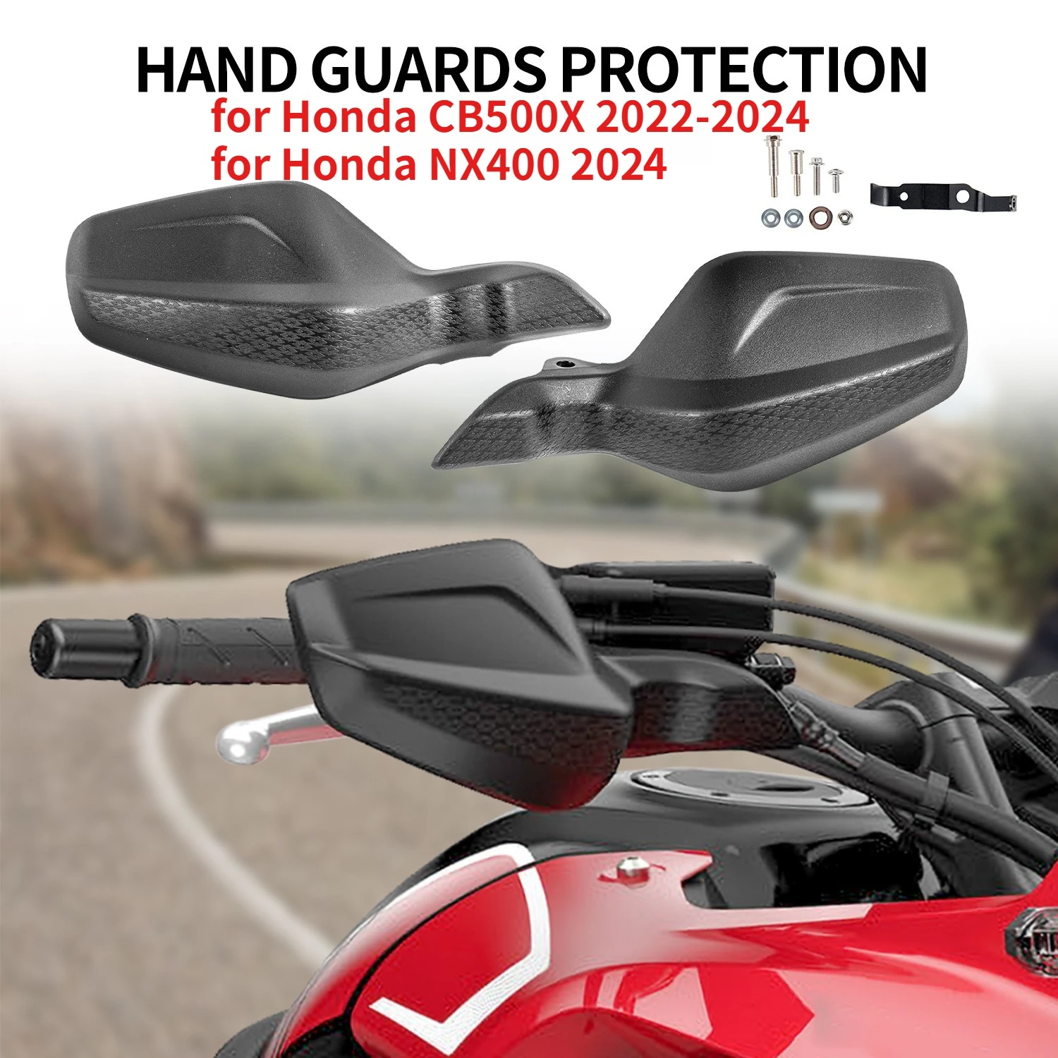 

Handguard for Honda CB500X 2022-2024 Hand Guard Screen Shield Cover for Honda NX400 2024 Shield Handle Protector Accessoreies