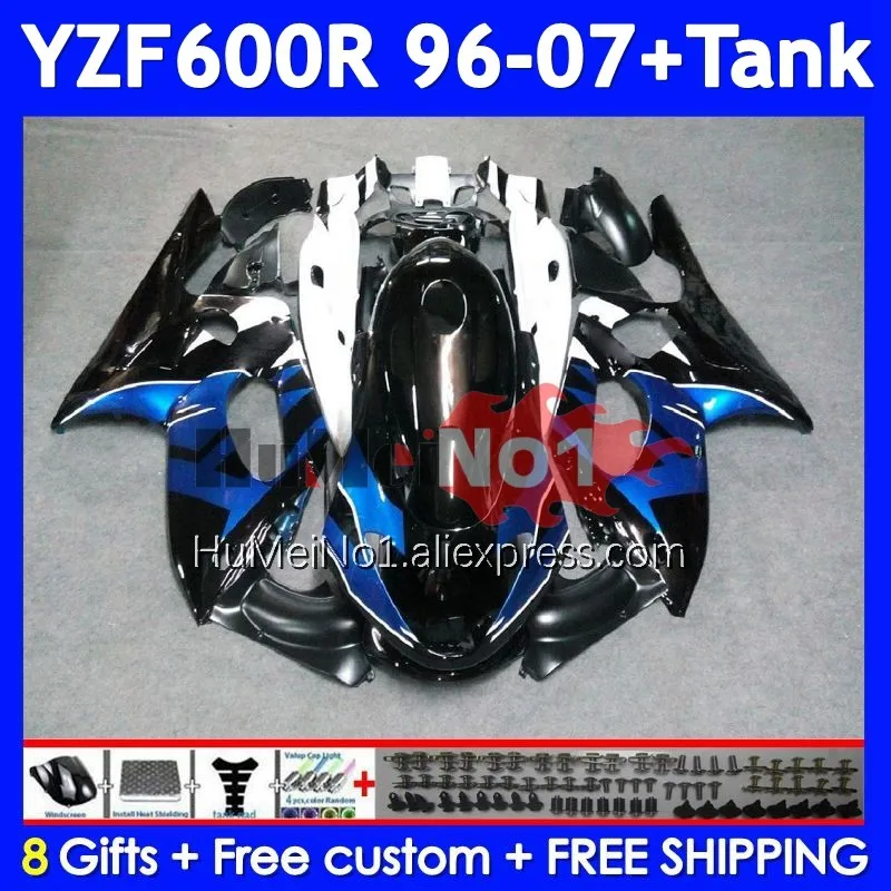 OEM Thundercat For YAMAHA YZF 600R YZF-600R 352No.36 blue black YZF600R 96 97 98 99 00 01 2002 2003 2004 2005 2006 2007 Fairing