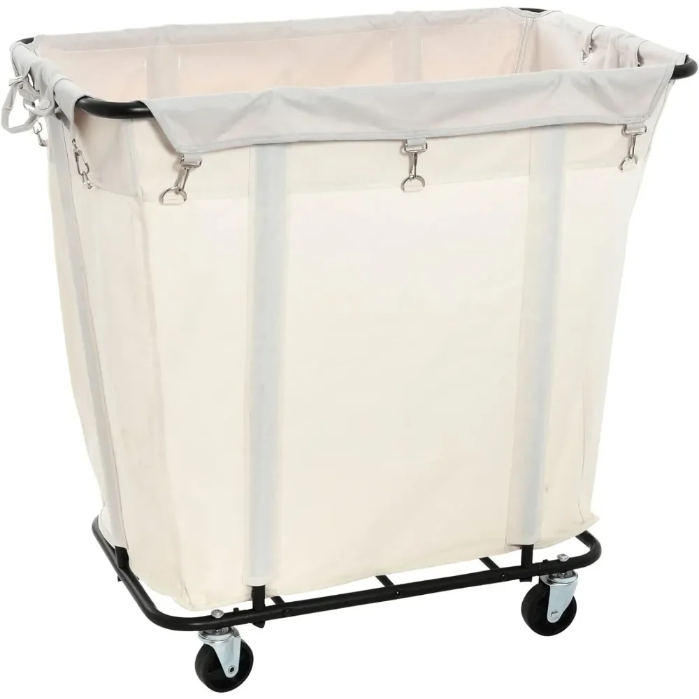 

Household Essentials, Black Commercial Laundry Cart