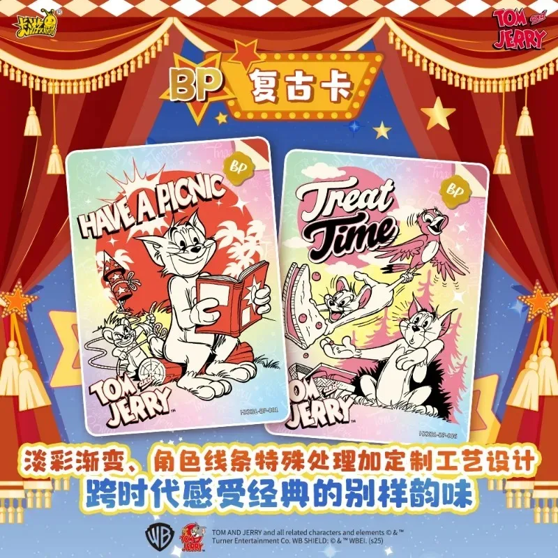 KAYOU 本物のトムとジェニー カードハッピー敵多用途パッククラシックレジェンド SE 漫画アニメ映画コレクションカードおもちゃギフト