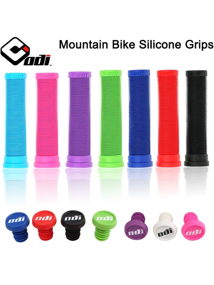AliExpress ODI ODi Grip Silicone Soft Bicycle Handlebar Grips Shock Absorption Mountain Bike Grip Waterproof MTB Cuffs 130mm Bicycle Handle