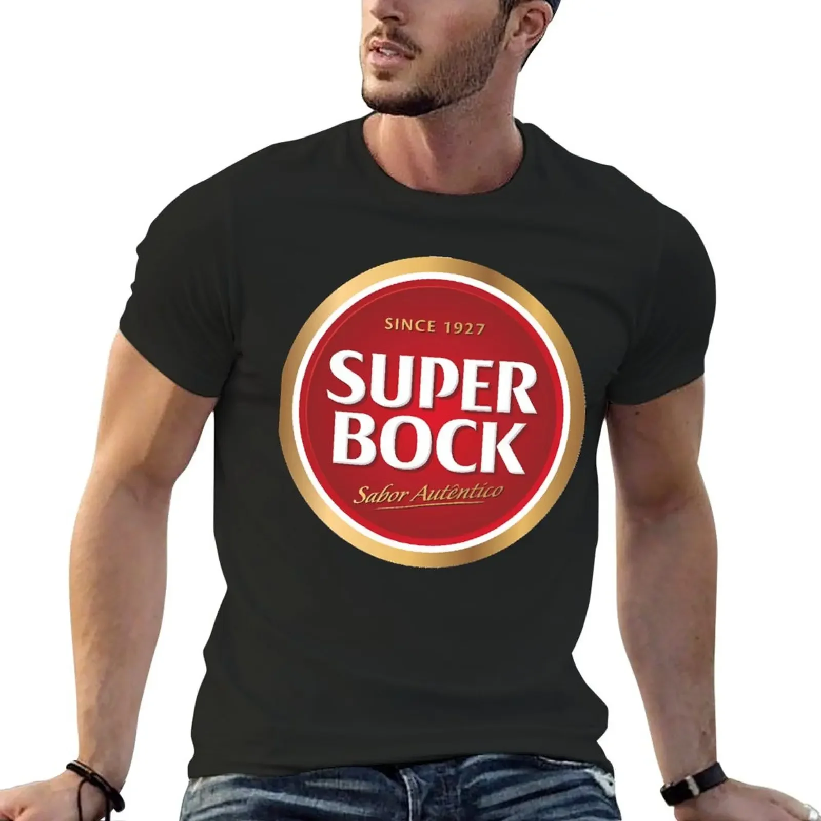 

super bock since 1927 logo Essential T-Shirt fashion shirts plus size tops anime shirts men