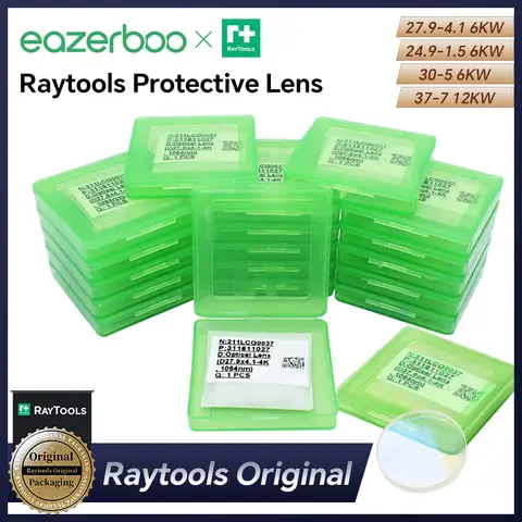 Eazerboo Raytools 레이저 광학 렌즈 보호, 윈도우 BM111 BM110, 27.9x4.1, 37x7, 24.9x1.5