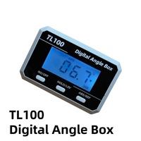 Horizontal Angle Meter Protractor Pitch Gauge Laser Digital Angle Box High-precision Electronic Inclinometer Model Aircraft Tool
