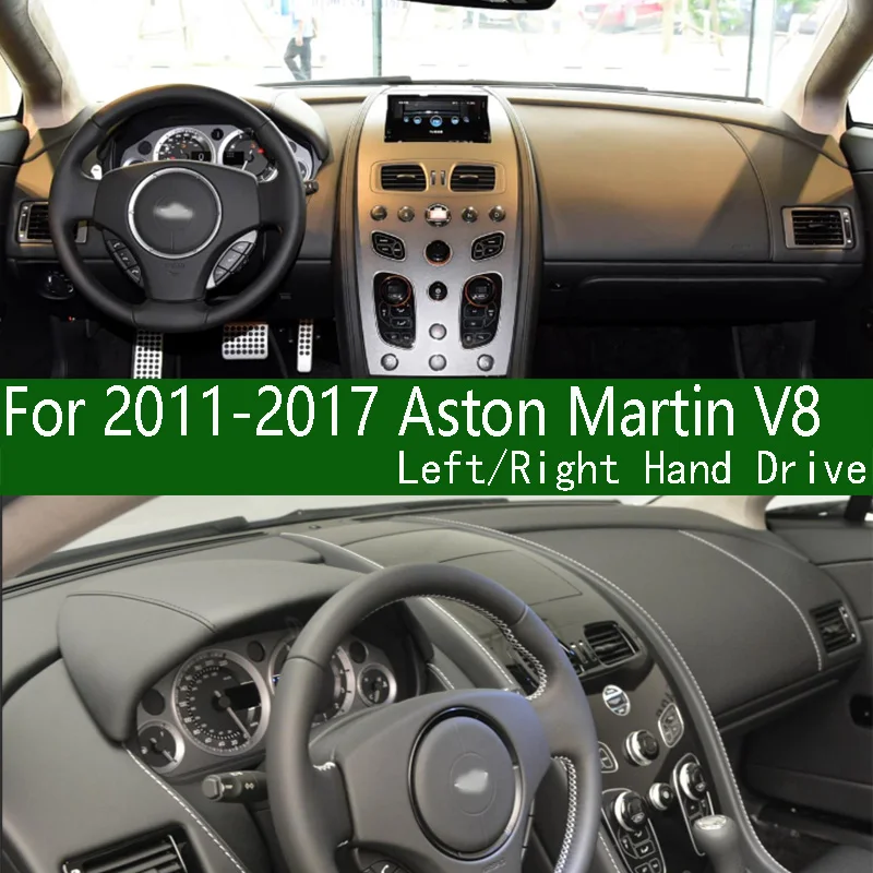 For Aston Martin V8 Vantage Dashmat Dashboard Cover Instrument Panel Sunscreen Pad Anti-Dirt Proof Dash Mat