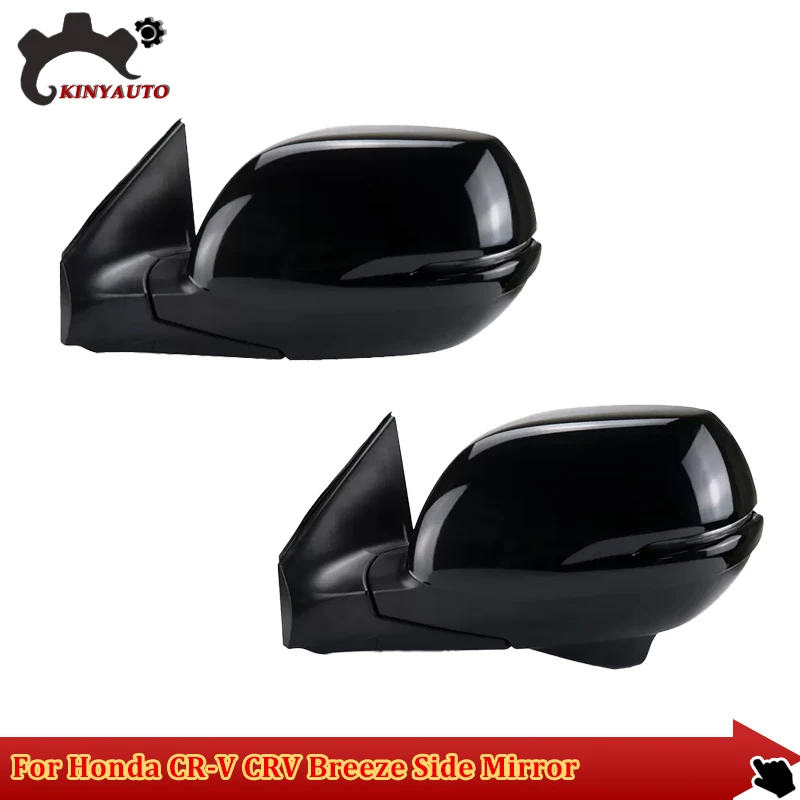 For Honda CR-V CRV Breeze Side External Rearview Rear view Mirror Assembly Assy INCL Lens Light Shell Frame Cover Holder