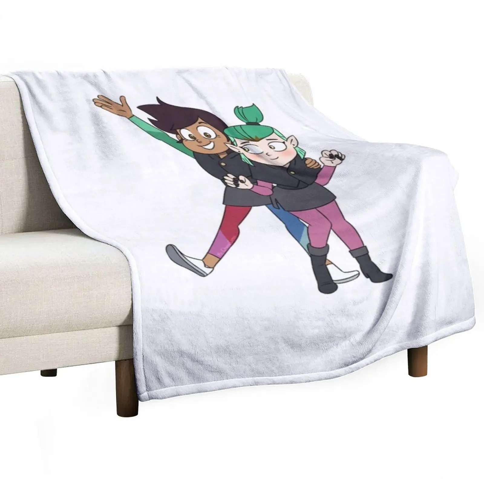 

Luz & Amity Throw Blanket manga Tourist Thins Blankets