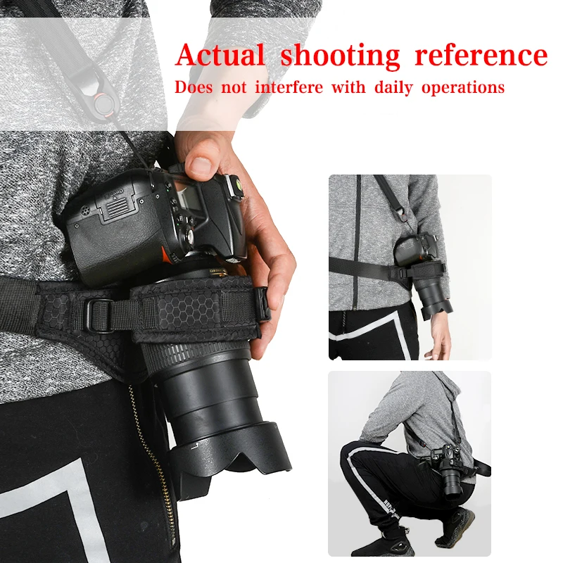 

DSLR Camera Belt Multi-functional Photography Quick Release Adjustment Mountaineering and Cycling Fixed Decompression Belt