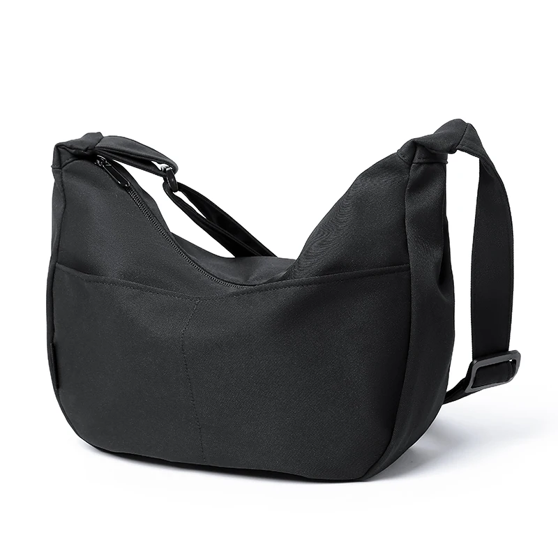 Bolsa mensageiro de grande capacidade para homens e mulheres, bolsa tiracolo com zíper, vagabundo antiroubo, bolsa de bolinho impermeável, moda