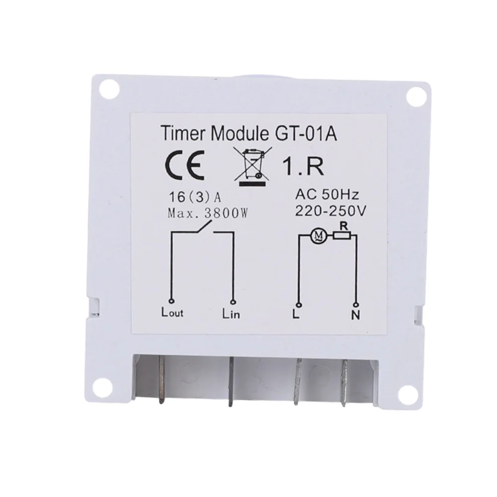 24 Hour Analogue Timer Switch for Heaters and Lights with Load Indicator and 16 Amp Capacity for Home Energy Management