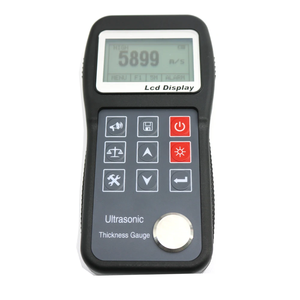 Graigar KT320 عالية الدقة الرقمية بالموجات فوق الصوتية الصلب قياس سمك 1.2 ~ 230 مللي متر قياس المدى شاشة الكريستال السائل صنع البلاستيك دائم