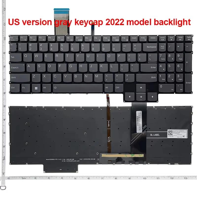 US English NEW Laptop Keyboard For Lenovo Legion 5 Pro 16IAH7H/16ARH7H R7000P R9000P ARH7/ARX8/ARX8H Ideapad Slim 5 2022Year