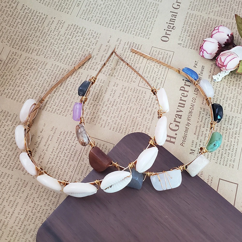 

1pc Stylish Color Stone Hair Hoop Lasting Headband Elegant Hair Accessory For Women Fashion Chic Headwear Party Use