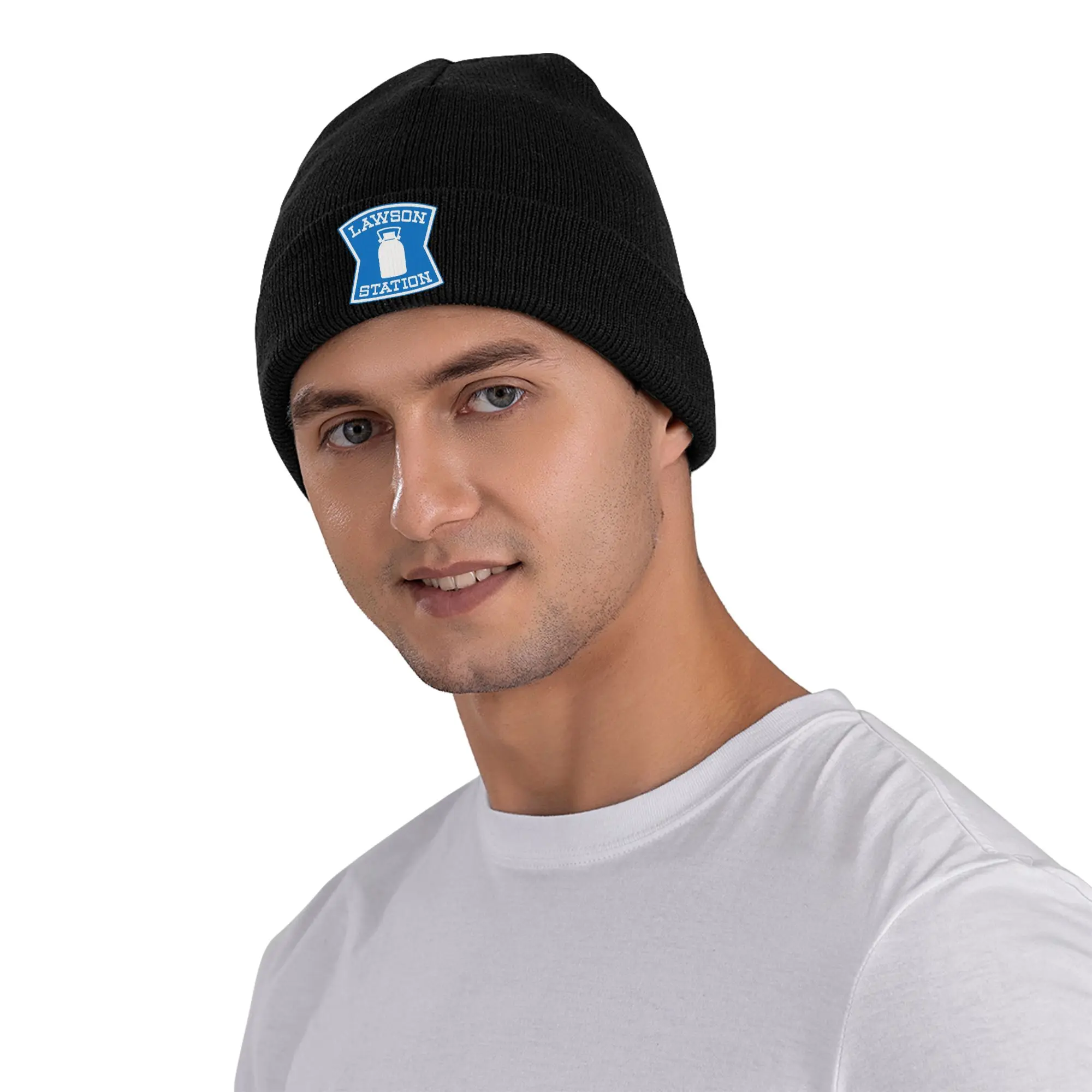 Lawson Convenience Store Japan Winter Skullies Beanies Hat Warm Autumn Knitted Hats Bonnet Caps for Women Men