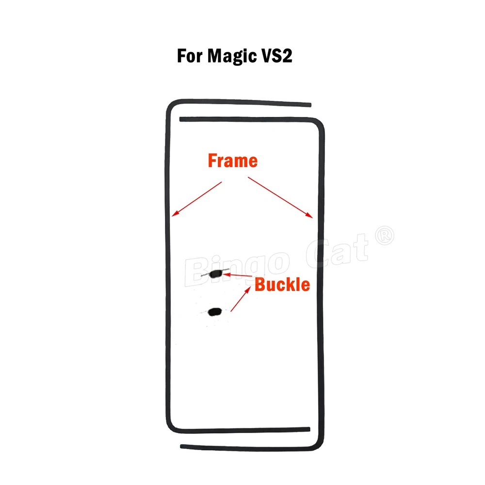 Novecel Ramka środkowa / Bezel do Huawei Mate X XS X3 X5 XS2 Honor Magic V2 V3 V5 VS2 VS3, zamiennik, P50 Pocket 2 Nova Flip — zdjęcie produktu 3