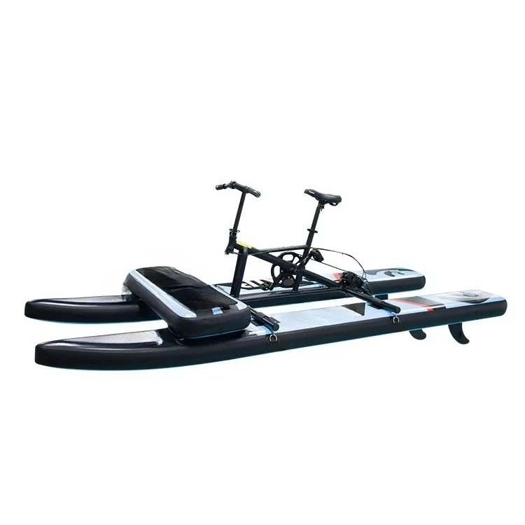 

Factory Marine Sports Inflatable Water Bike Pedal Boat Water Floating Bicycle