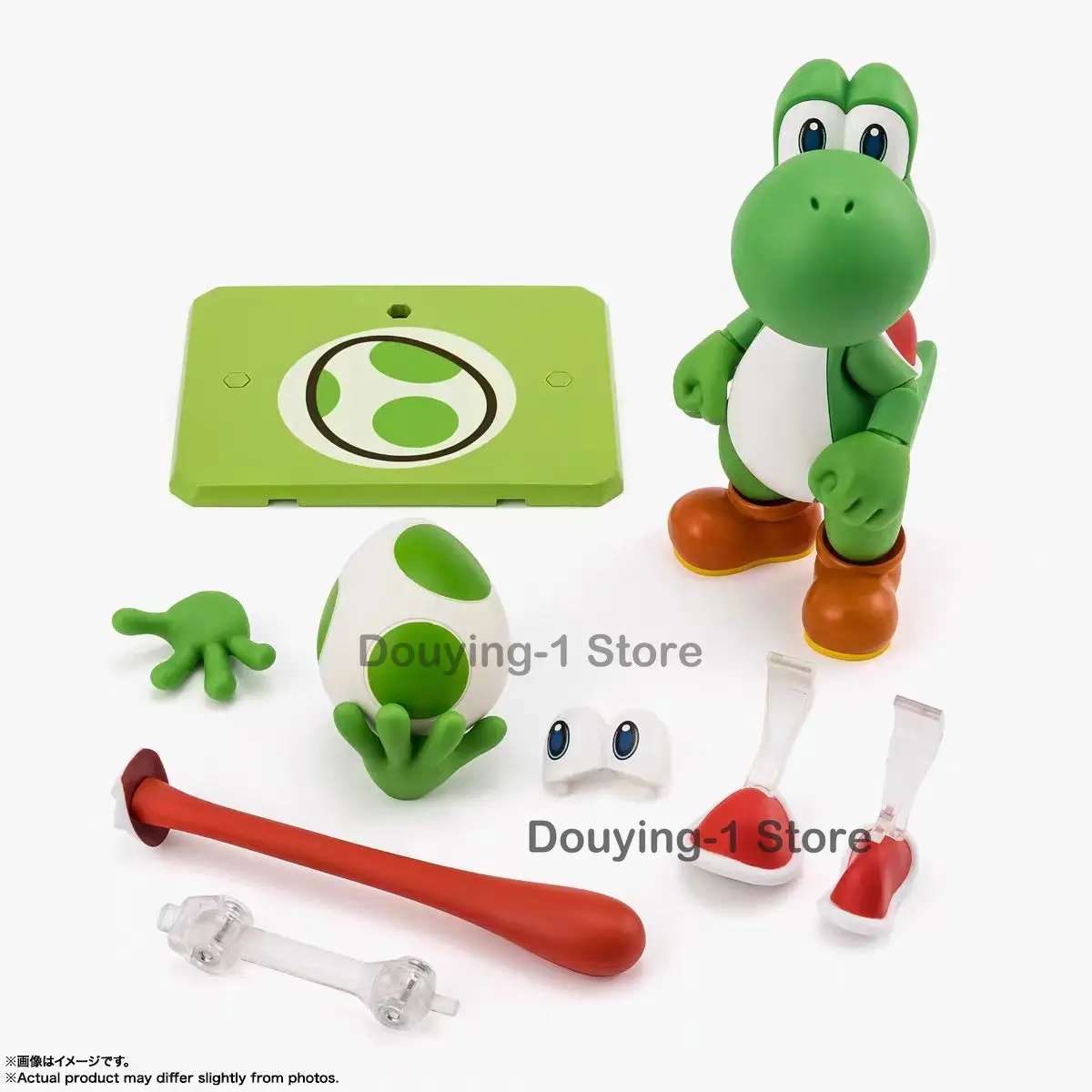 

In Stock Bandai SHF SUPER Mrio Yoshi green dinosaur Anime Action Collection Figures Model Toys Figura Gift